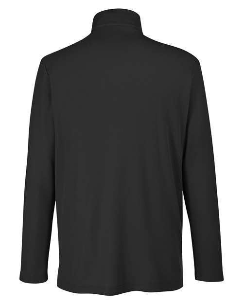 Men's Fusion ChromaSoft™ Pique Quarter-Zip Pullover – Back