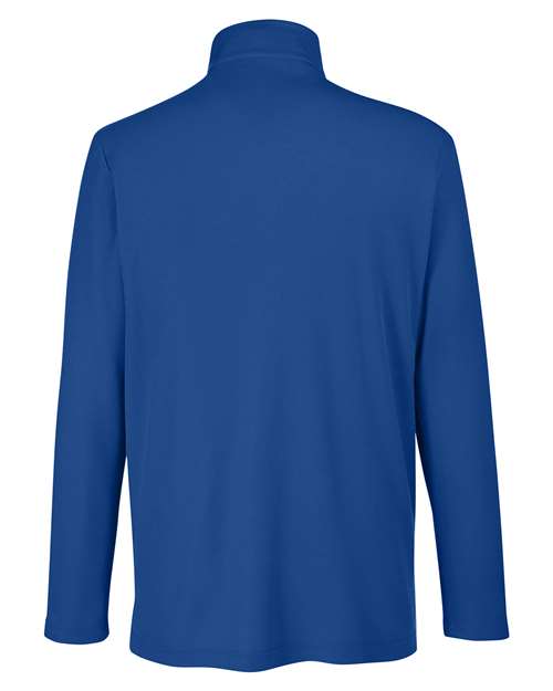 Men's Fusion ChromaSoft™ Pique Quarter-Zip Pullover – Back
