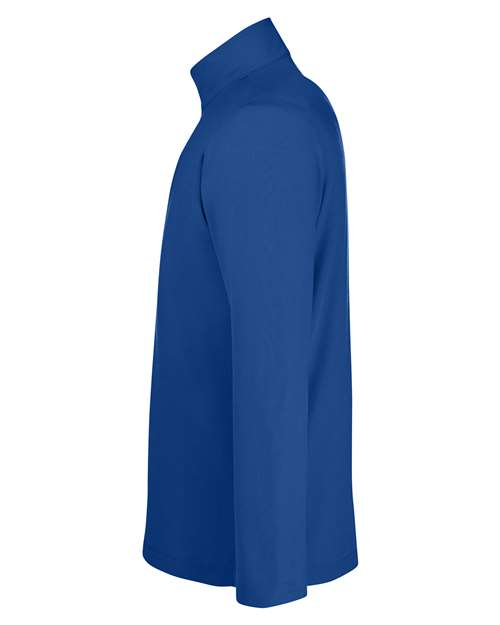 Men's Fusion ChromaSoft™ Pique Quarter-Zip Pullover – Detail
