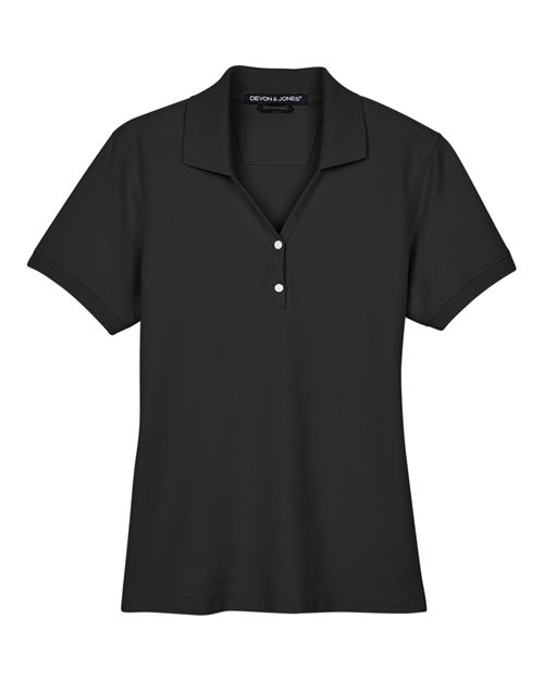 Women's Pima Piqué Polo – Front