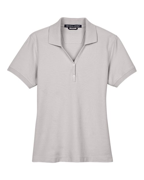 Women's Pima Piqué Polo – Front