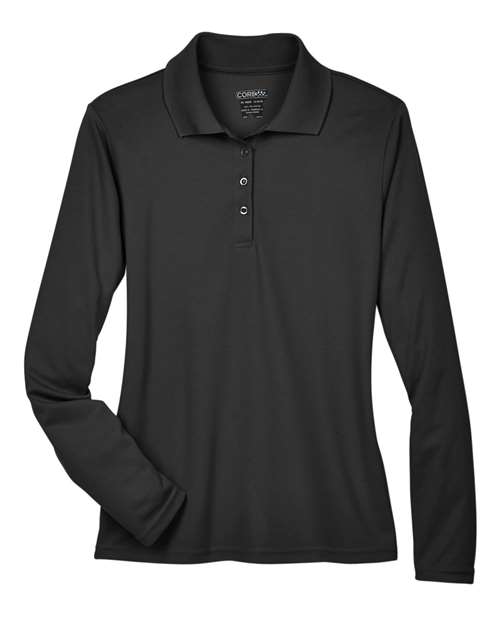 Women's Pinnacle Performance Long Sleeve Piqué Polo – Front