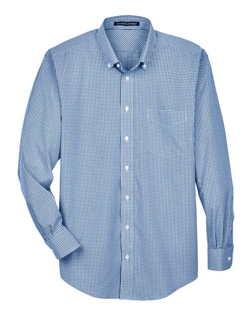 Men's Crown Collection® Gingham Check Woven Dress Shirt – Front