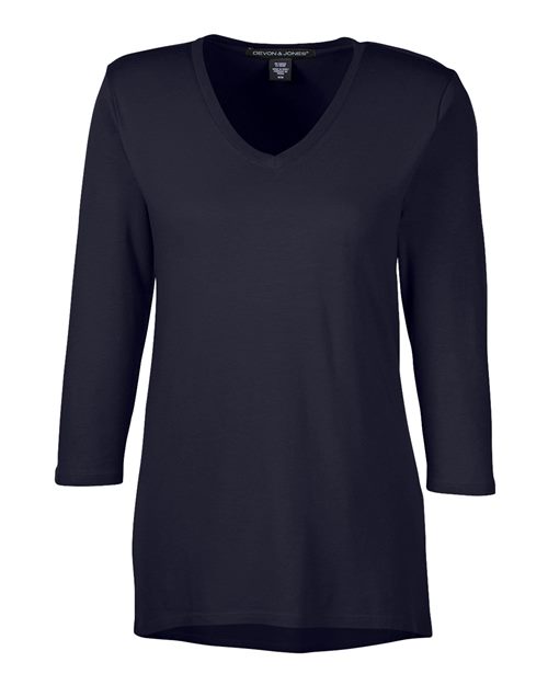 Women's Perfect Fit™ Bracelet-Length V-Neck Top – Front