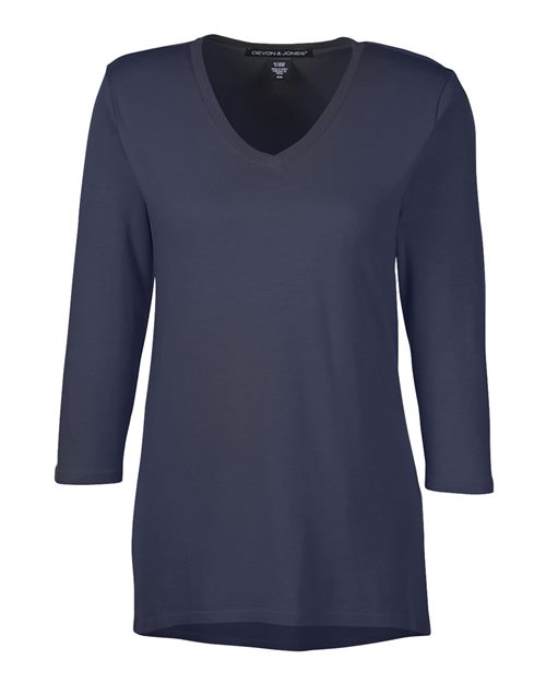 Women's Perfect Fit™ Bracelet-Length V-Neck Top – Front