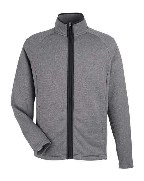 Men's Venture Heathered Stripe Full-Zip Jacket – Front