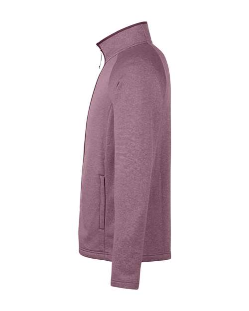 Men's Venture Heathered Stripe Full-Zip Jacket – Detail
