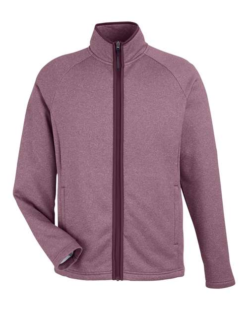 Men's Venture Heathered Stripe Full-Zip Jacket – Front