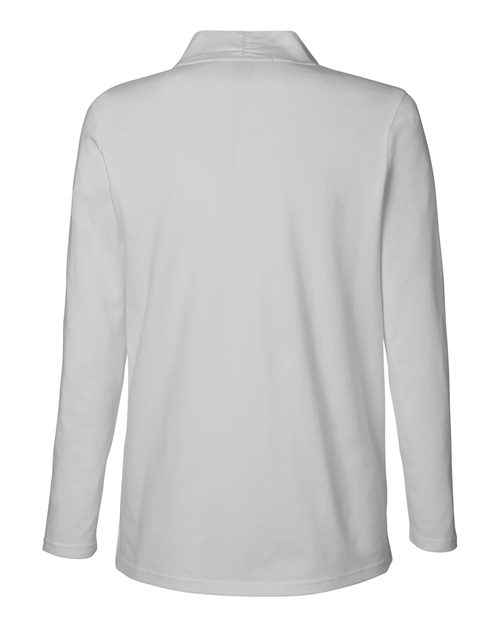 Women's Raleigh Shawl Collar Knit Top – Back
