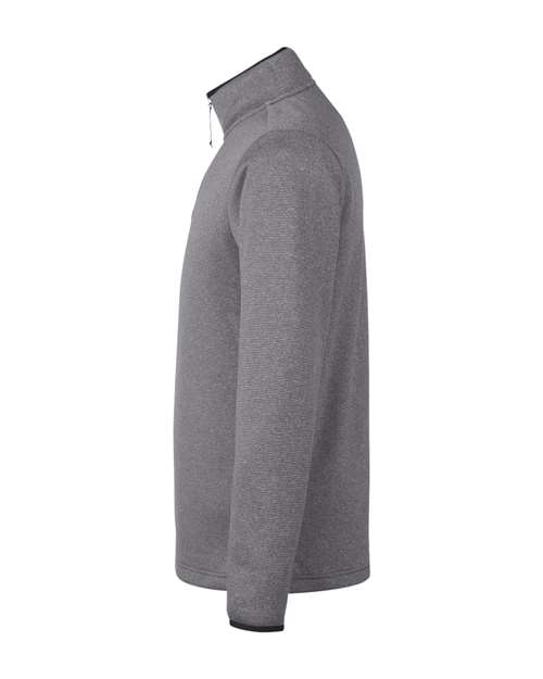 Men's Venture Heathered Stripe Quarter-Zip Pullover – Detail