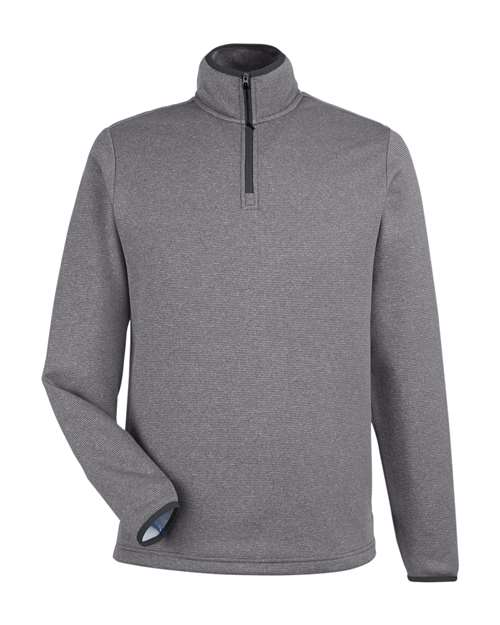 Men's Venture Heathered Stripe Quarter-Zip Pullover – Front