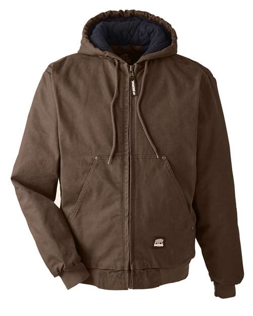 Men's Heartland Washed Cotton Duck Hooded Jacket – Front