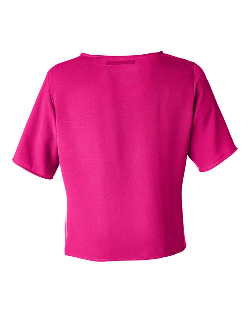Women's Perfect Fit™ Tie Front Blouse – Back