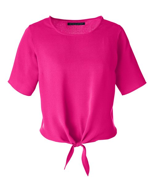 Women's Perfect Fit™ Tie Front Blouse – Front