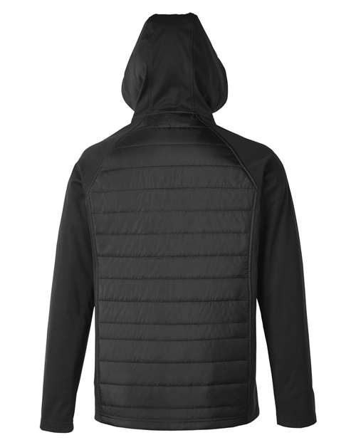 Unisex Techno Lite Hybrid Hooded Jacket – Back