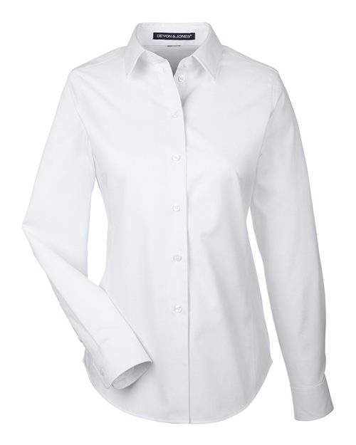 Women's Crown Collection® Royal Dobby Woven Dress Shirt – Front