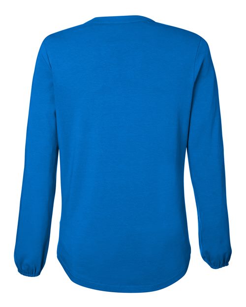 Women's Raleigh Half-Placket Knit Top – Back