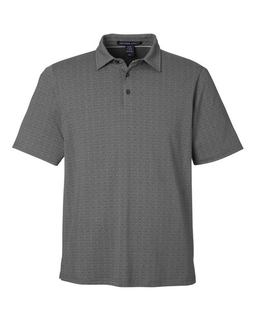 Men's Crownlux Performance® Geo Polo – Front