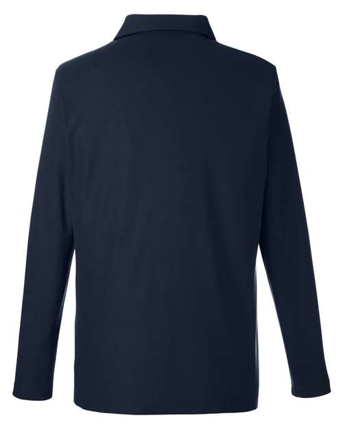 Men's Fusion ChromaSoft™ Long Sleeve Pique Polo – Back