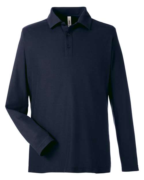 Men's Fusion ChromaSoft™ Long Sleeve Pique Polo – Front