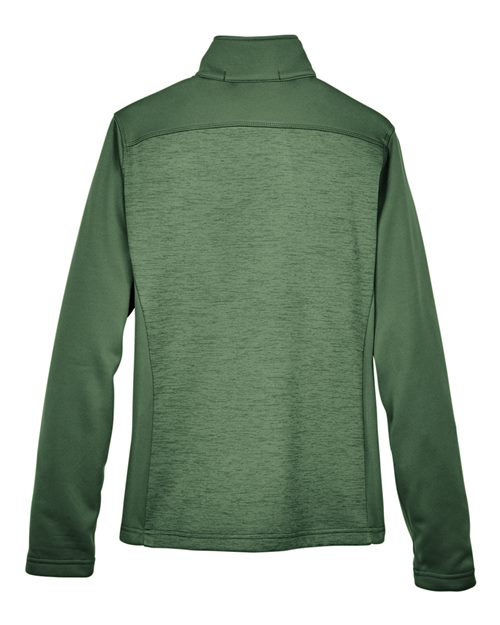 Women's Newbury Colorblock Mélange Fleece Full-Zip Jacket – Back