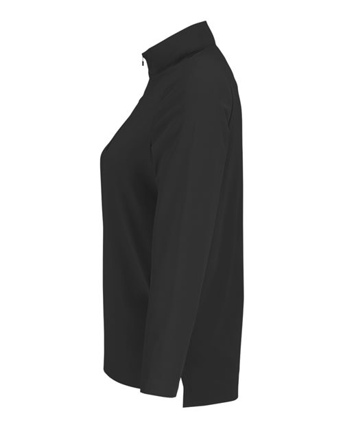 Women's CrownLux Performance® Windsor Welded Quarter-Zip Pullover – Detail