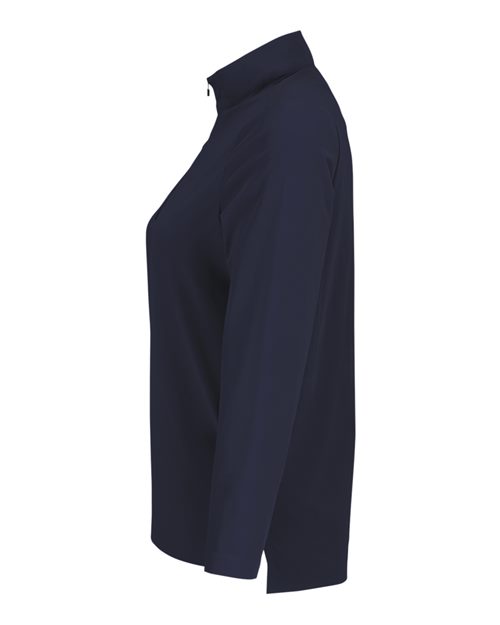 Women's CrownLux Performance® Windsor Welded Quarter-Zip Pullover – Detail