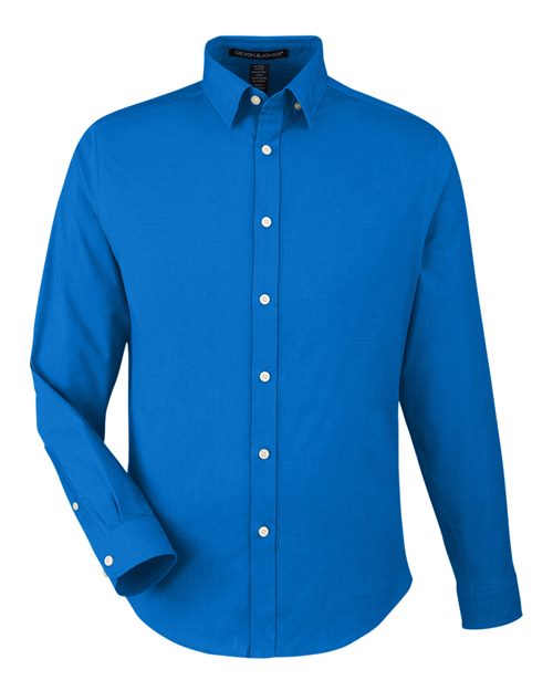 Men's CrownLux Performance® Spencer Poplin Dress Shirt – Front
