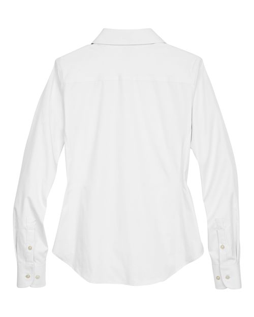 Women's Crown Collection® Oxford Woven Dress Shirt – Back