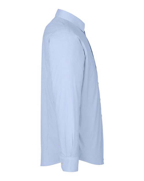 Men's CrownLux Performance® Microstripe Dress Shirt – Detail