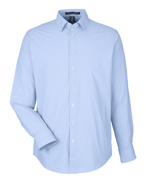 Men's CrownLux Performance® Microstripe Dress Shirt – Front