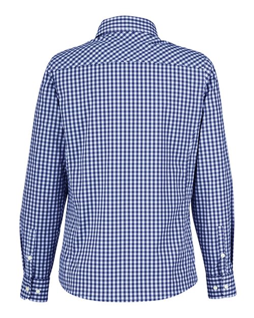 Women's CrownLux Performance® Gingham Dress Shirt – Back