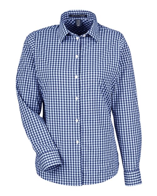 Women's CrownLux Performance® Gingham Dress Shirt – Front
