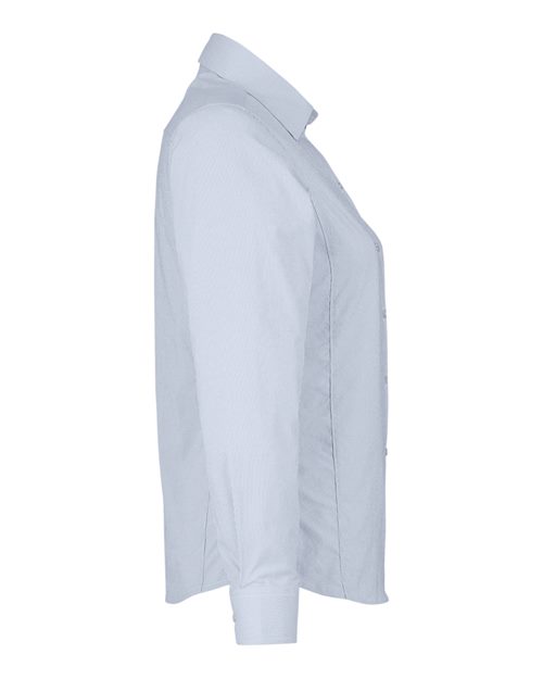 Women's CrownLux Performance® Microstripe Dress Shirt – Detail