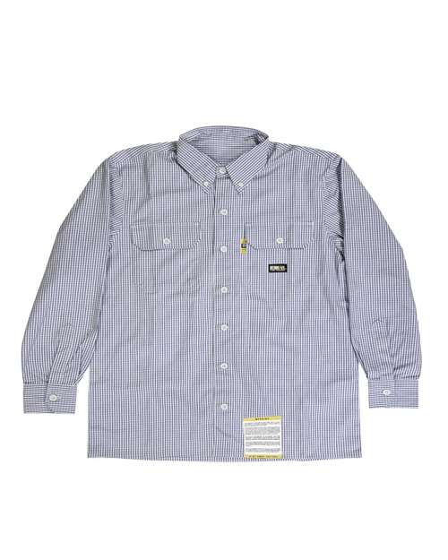 Men's Flame-Resistant Down Plaid Work Shirt – Front