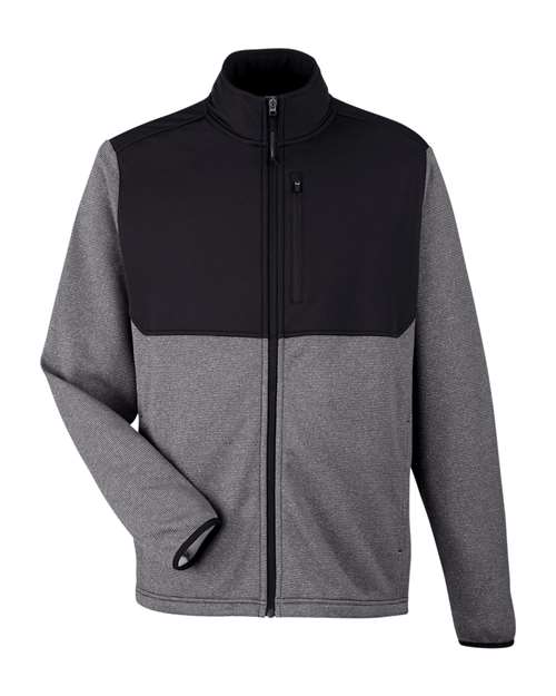 Men's Venture Heathered Stripe Hybrid Jacket – Front