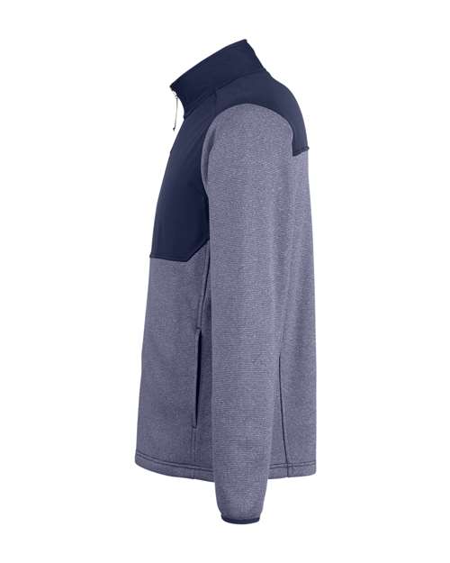Men's Venture Heathered Stripe Hybrid Jacket – Detail