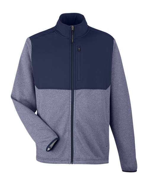 Men's Venture Heathered Stripe Hybrid Jacket – Front