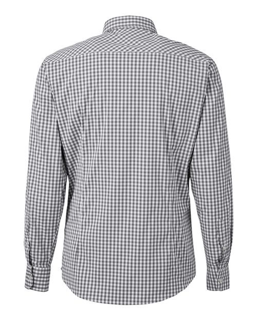 Men's CrownLux Performance® Gingham Dress Shirt – Back