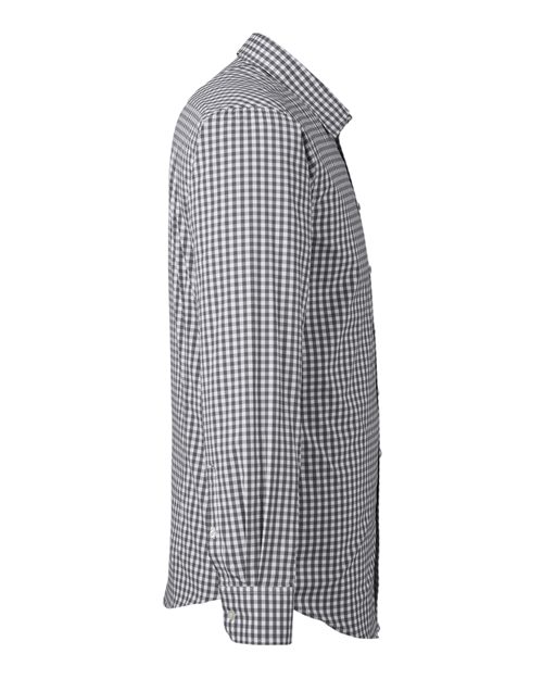 Men's CrownLux Performance® Gingham Dress Shirt – Detail