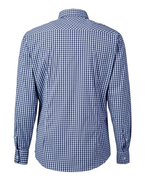 Men's CrownLux Performance® Gingham Dress Shirt – Back