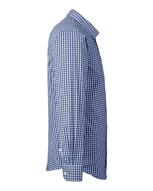 Men's CrownLux Performance® Gingham Dress Shirt – Detail