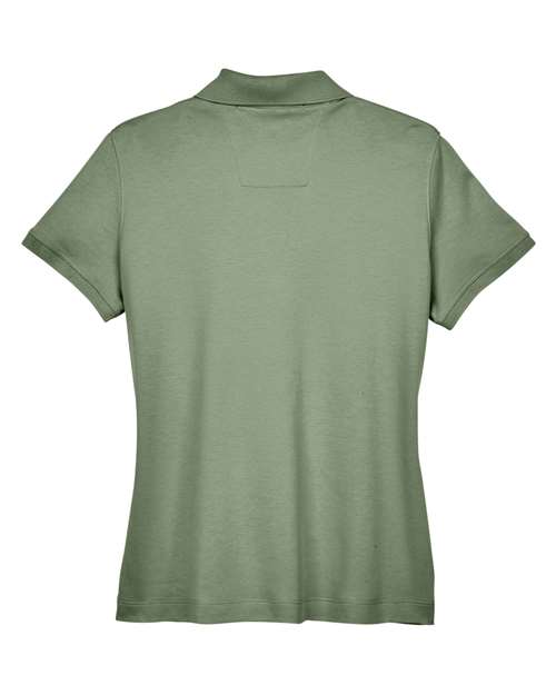 Women's Perfect Pima Interlock Polo – Back
