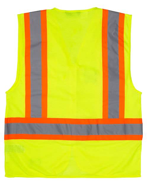 Men's Hi-Vis Class 2 Multi-Color Vest – Back