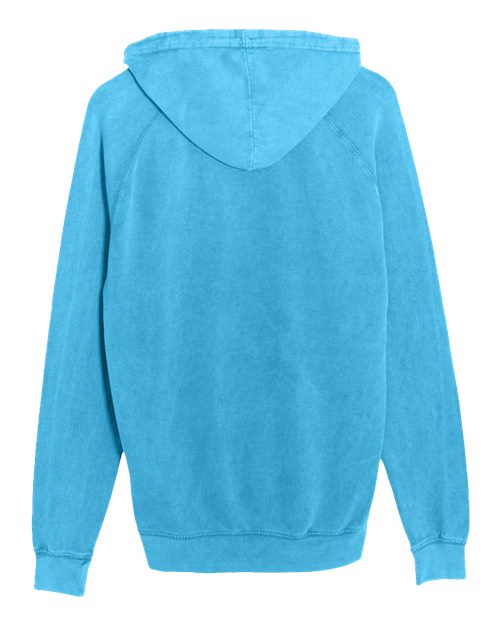 Unisex Vintage Raglan Hoodie Sweatshirt – Back
