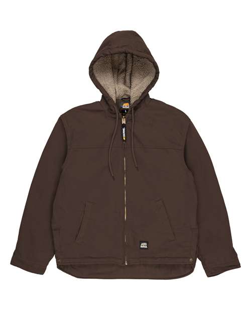 Men's Heartland Washed Duck Hooded Work Coat – Front