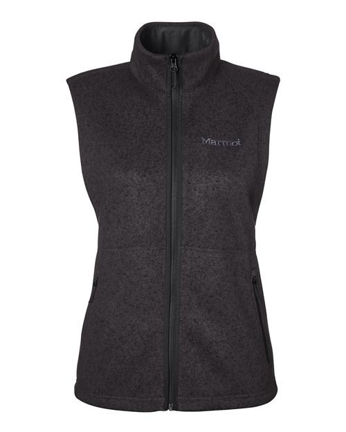 Women's Drop Line Fleece Vest – Front