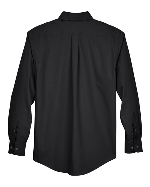 Men's Tall Crown Collection® Broadcloth Woven Dress Shirt – Back