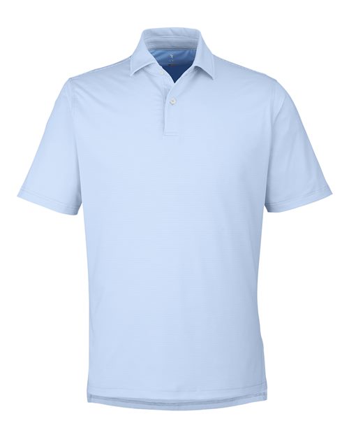 Men's USA Made Mini Stripe Tech Polo – Front