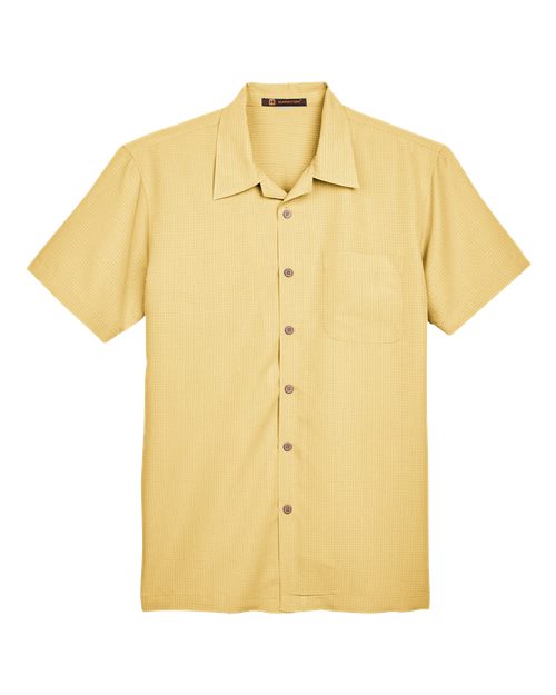 Men's Barbados Textured Camp Shirt – Front